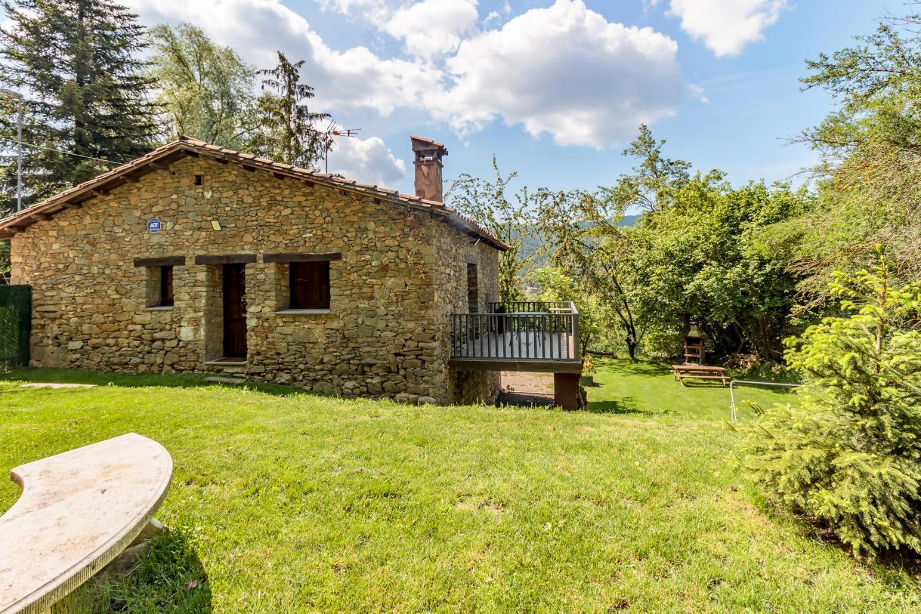 M De Puigsec Mas Rural Al Ripolles Villa Girona Exteriör bild
